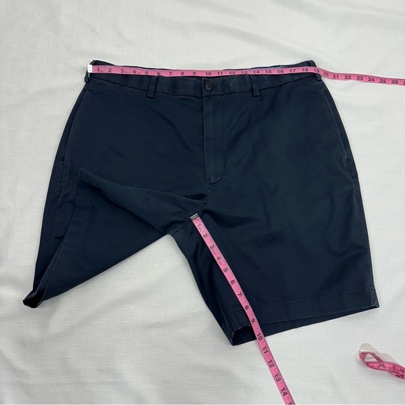 Brooks Brothers Men’s 38 Navy Light Weight Advantage Chino Flat Front Shorts - Picture 8 of 11